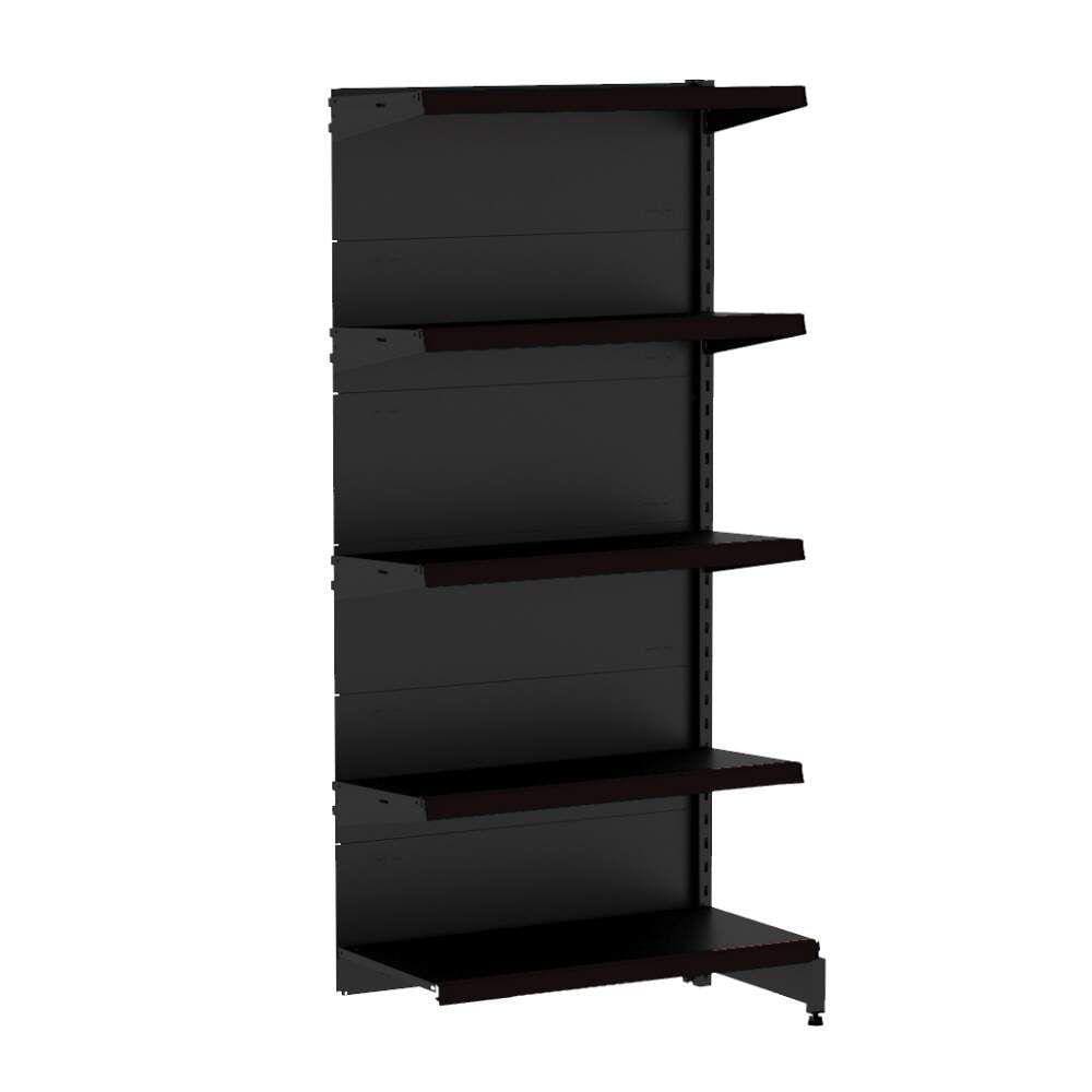 Gondola Parede 196 Amapa Flex 60 Continuação Preto SPEtiquet - Amapá