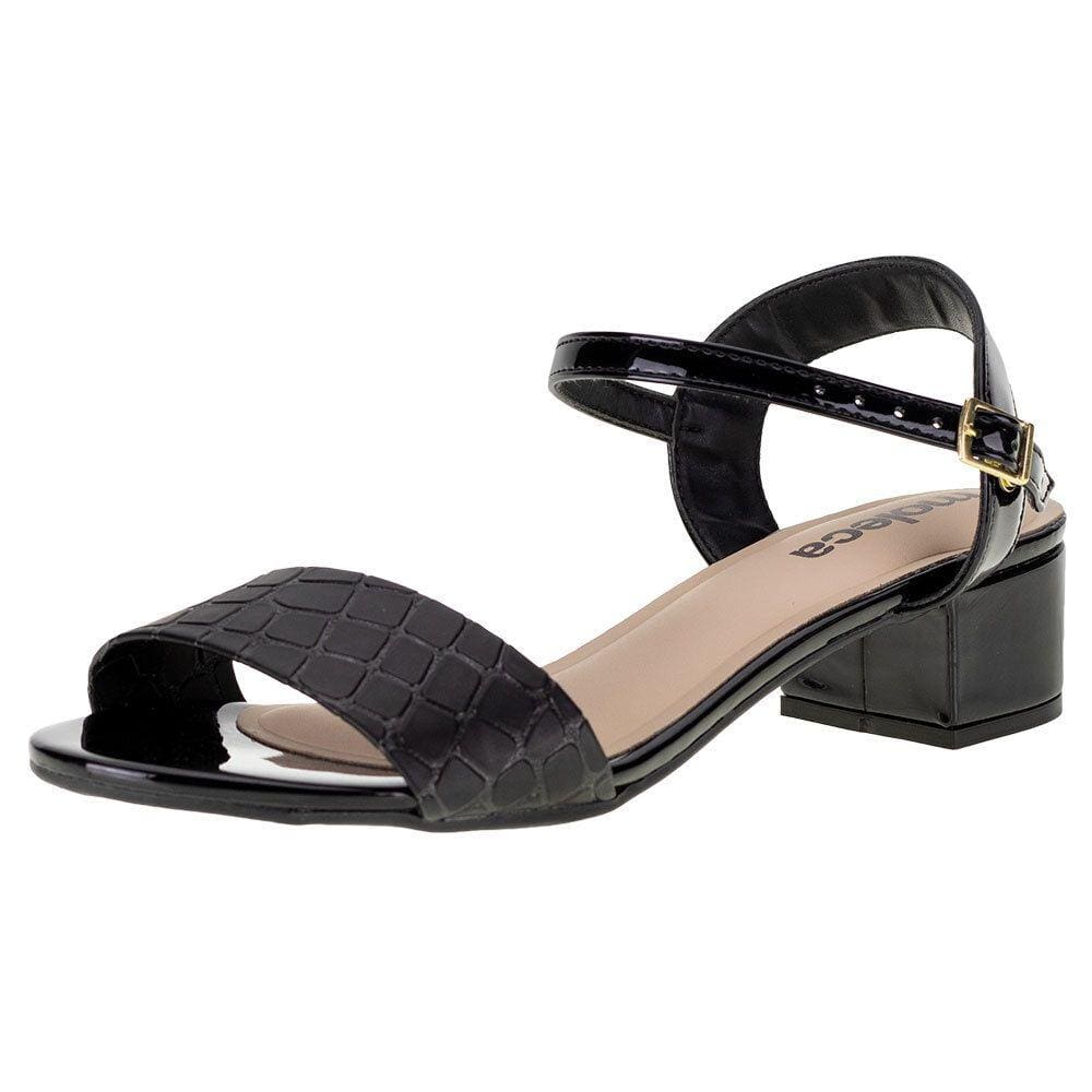 Sandália Feminina Salto Baixo Moleca - 5259805
