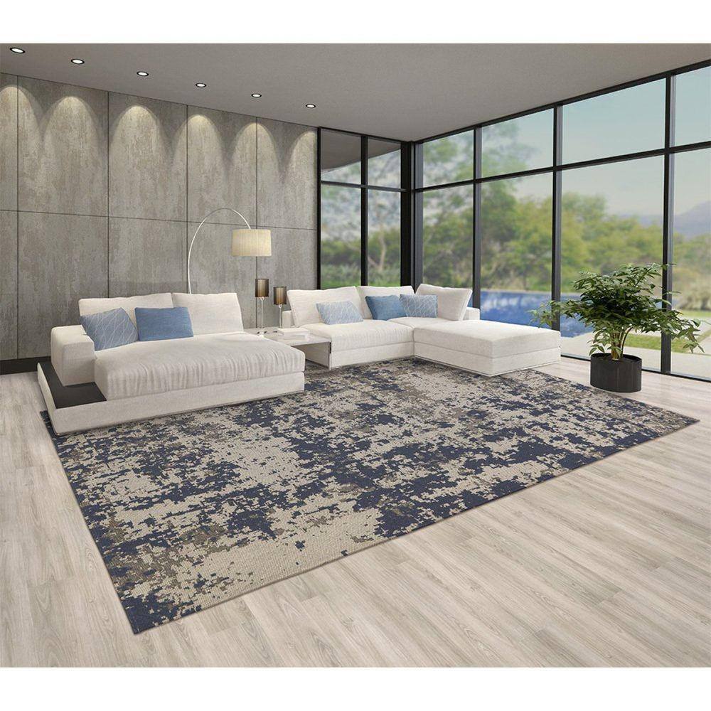 Tapete 230x300cm Serido São Carlos L.Grey/Navy B2694A