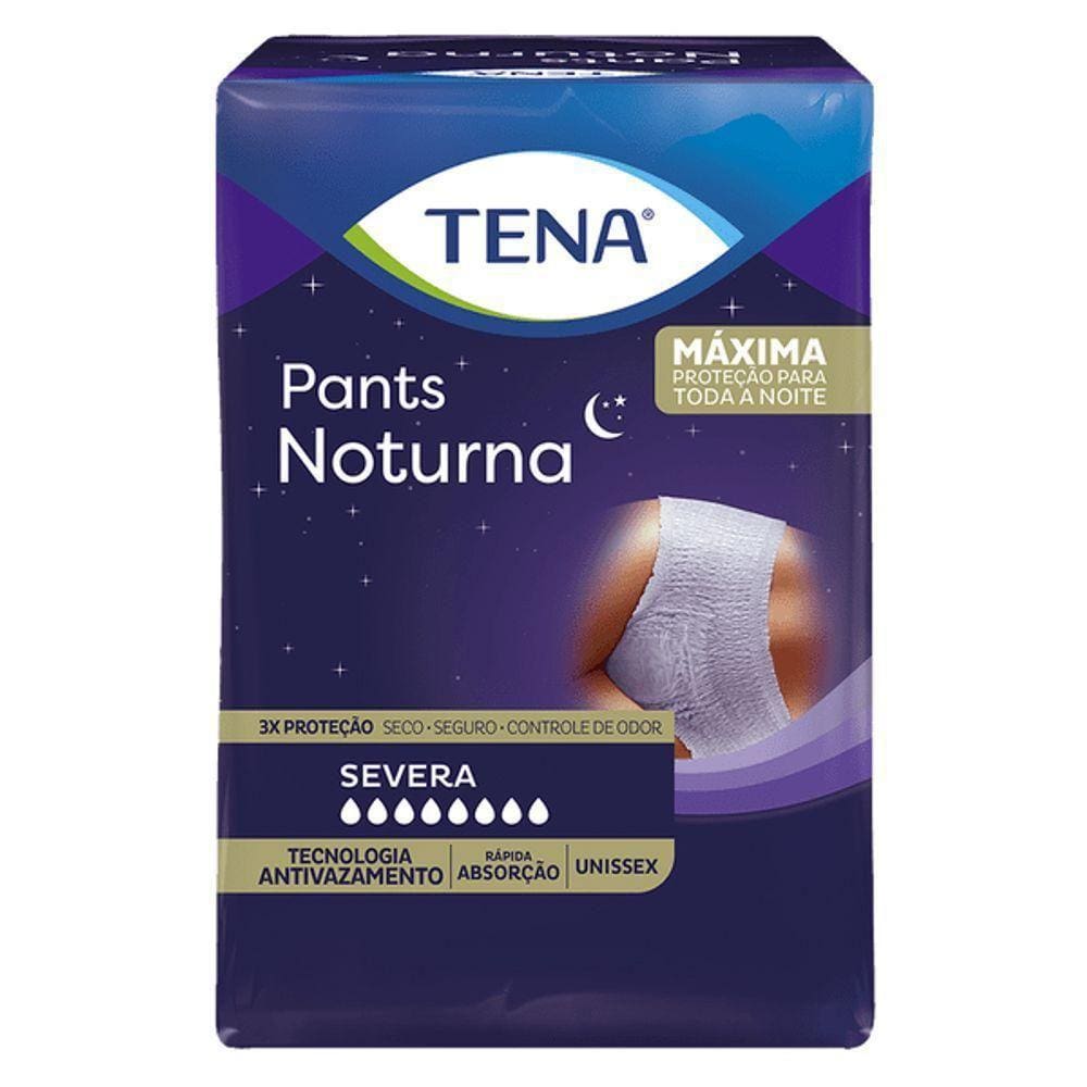 Fralda Geriátrica Tena Pants Noturna G/eg Com 7 Unidades