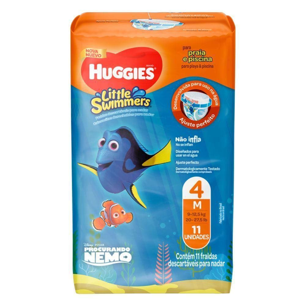 Fralda Para Piscina Huggies M Com 11Un