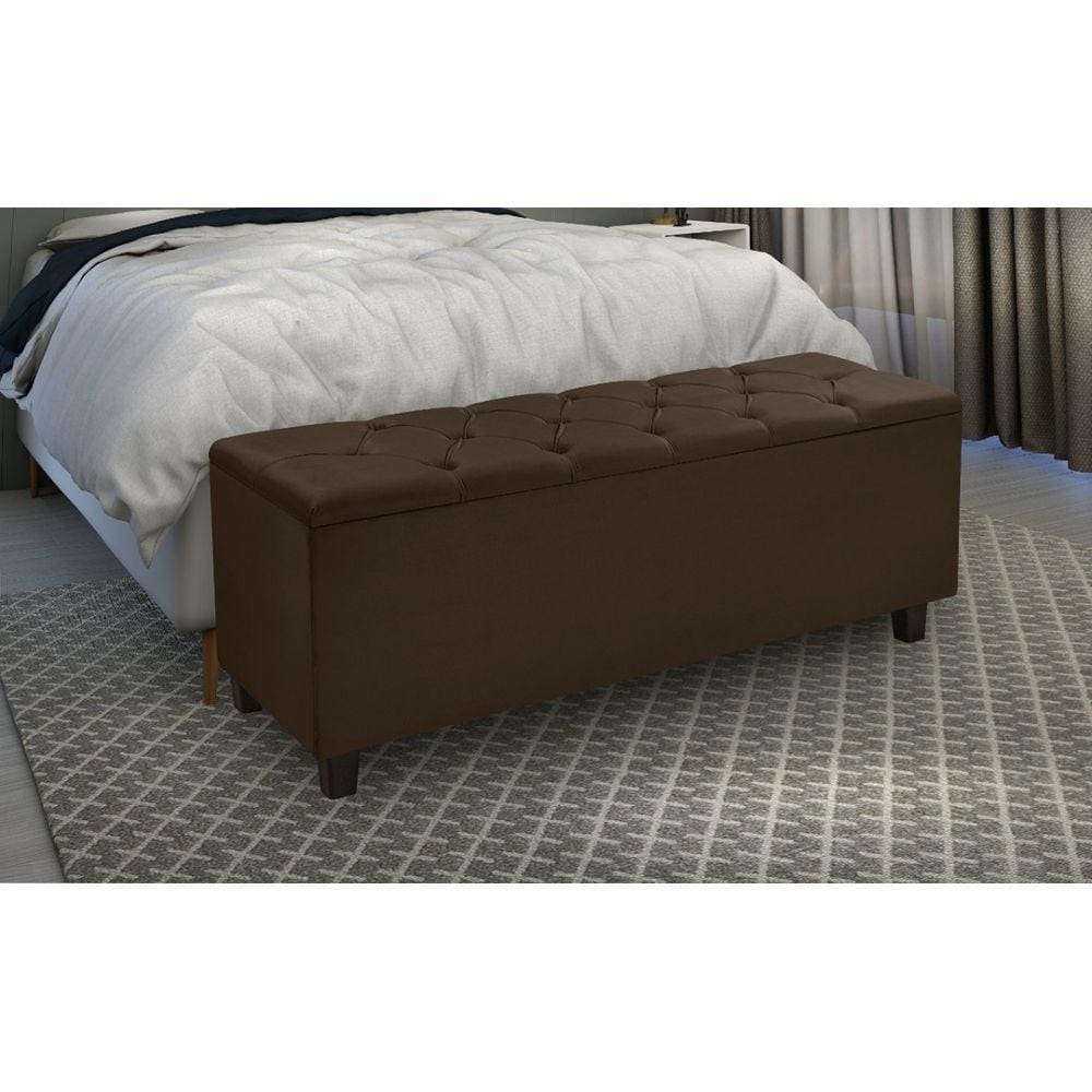 Baú Recamier Quarto Sala Barcelona 130cm
