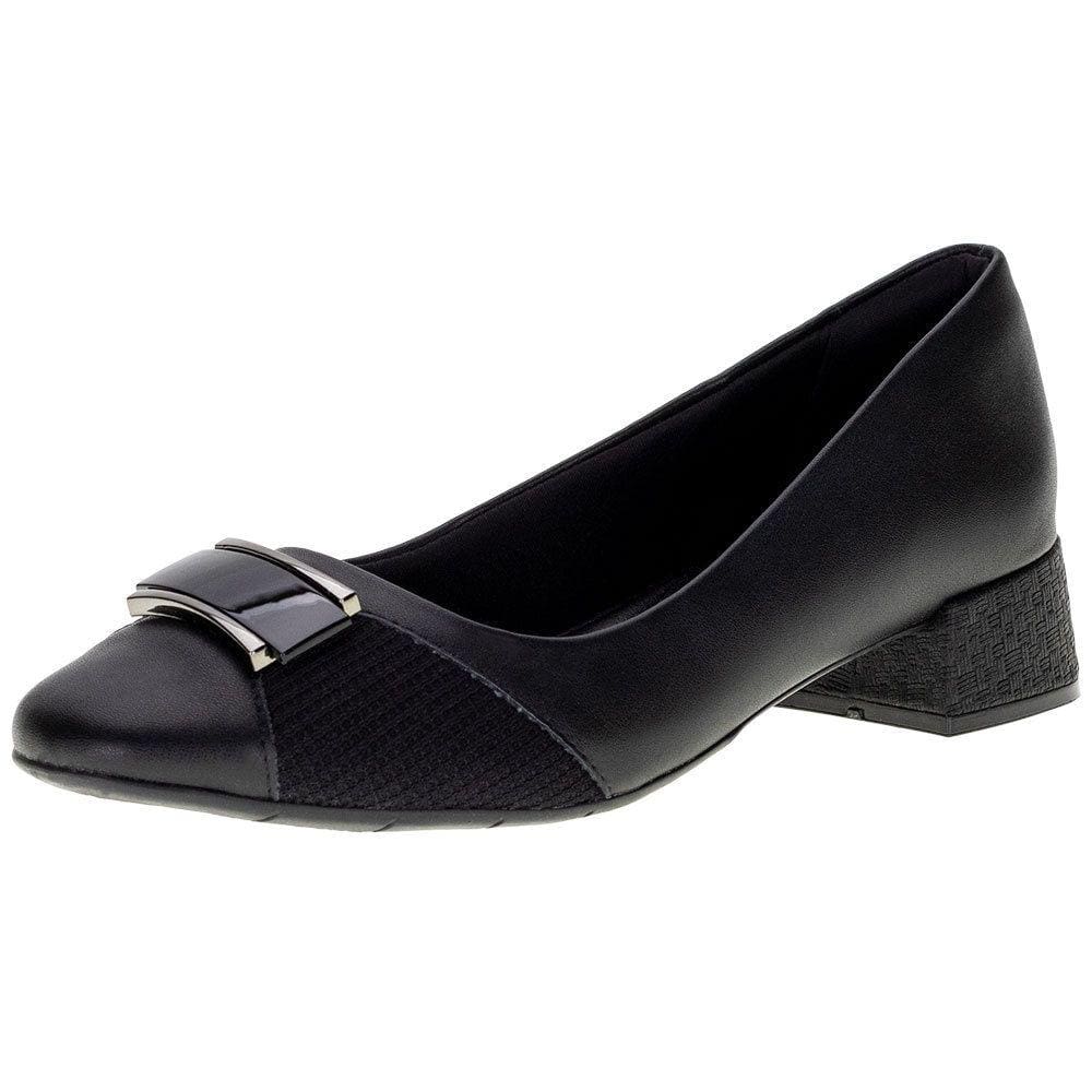 Sapato Feminino Salto Grosso Comfortflex - 2395303