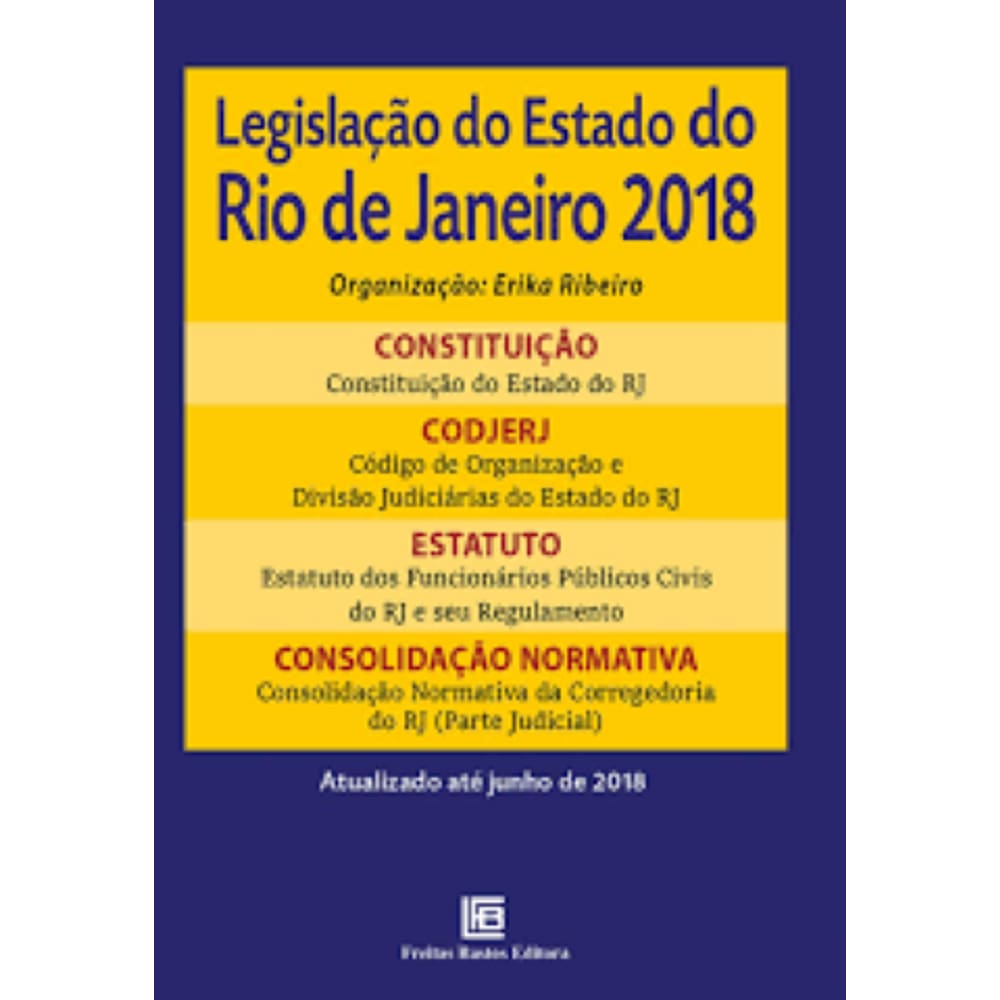 Legislacao Do Estado Do Rio De Janeiro 2018