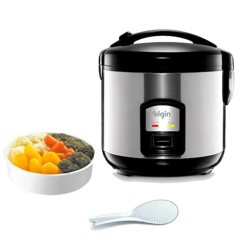 imagem-Panela Elétrica de Arroz a Vapor 400w 5 Xícaras ou 1,0 Litros Elgin 