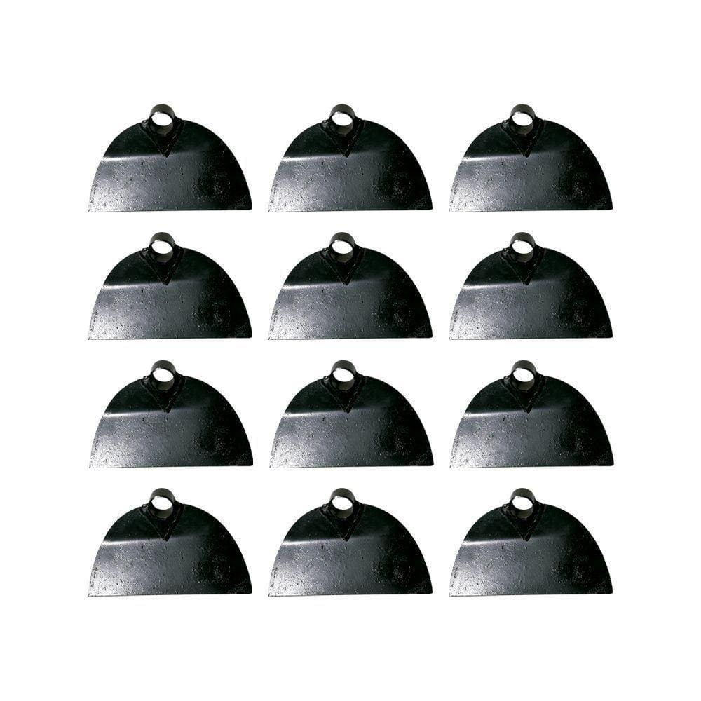 Kit Enxada Mocha Com 12 Peças 1,7 Libras Disco De Arado Sem Cabo - Cor: Preto