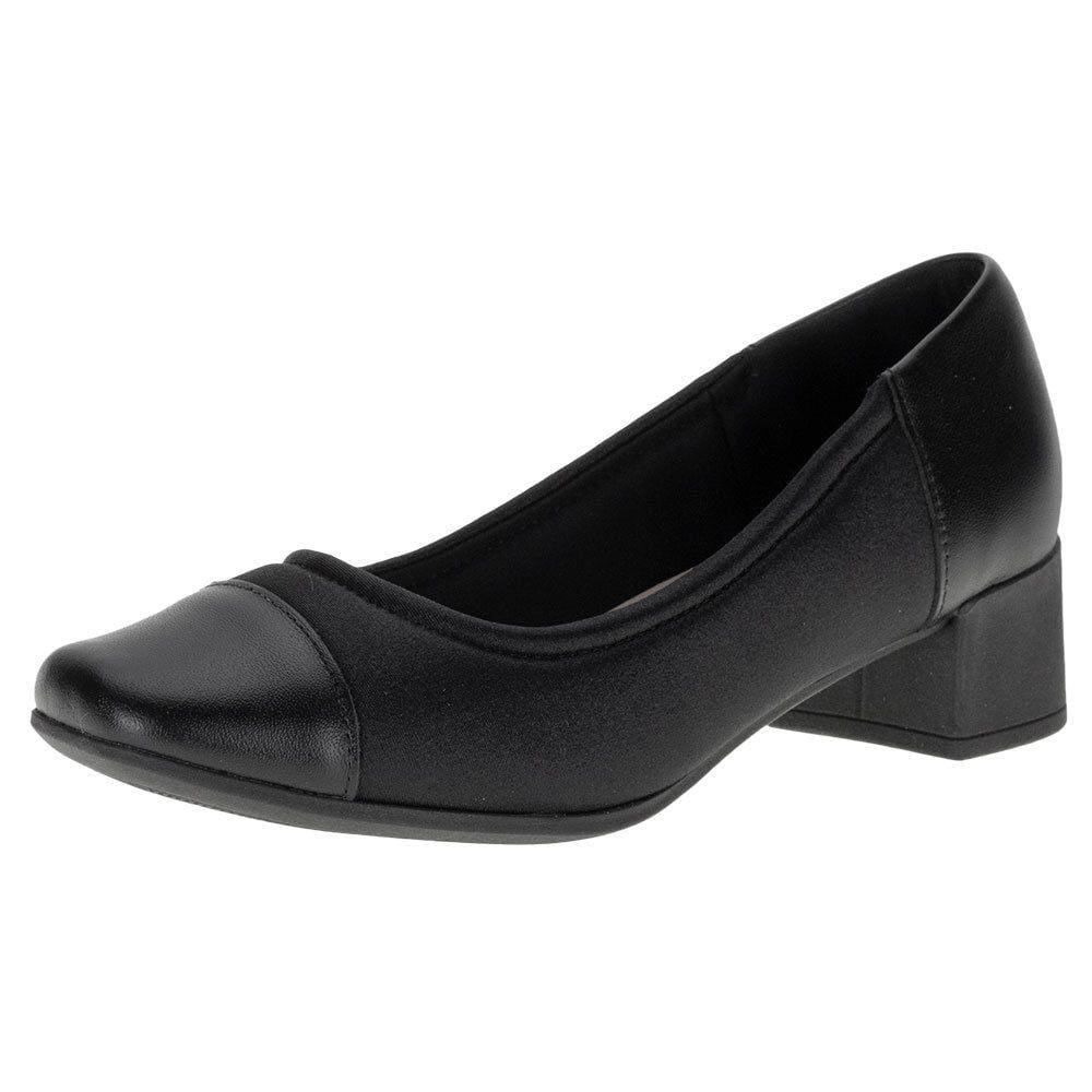 Sapato Feminino Salto Grosso Usaflex - Aj0105
