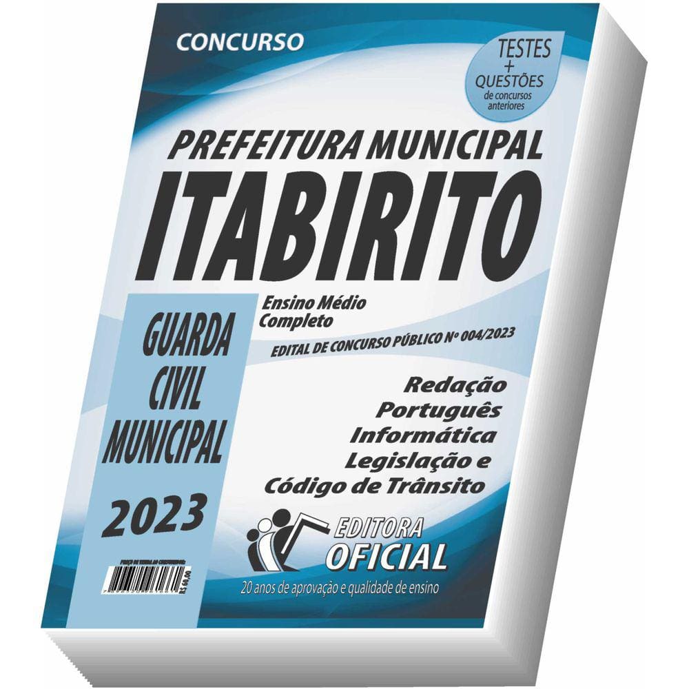 Apostila Prefeitura de Itabirito - MG - Guarda Civil Municipal