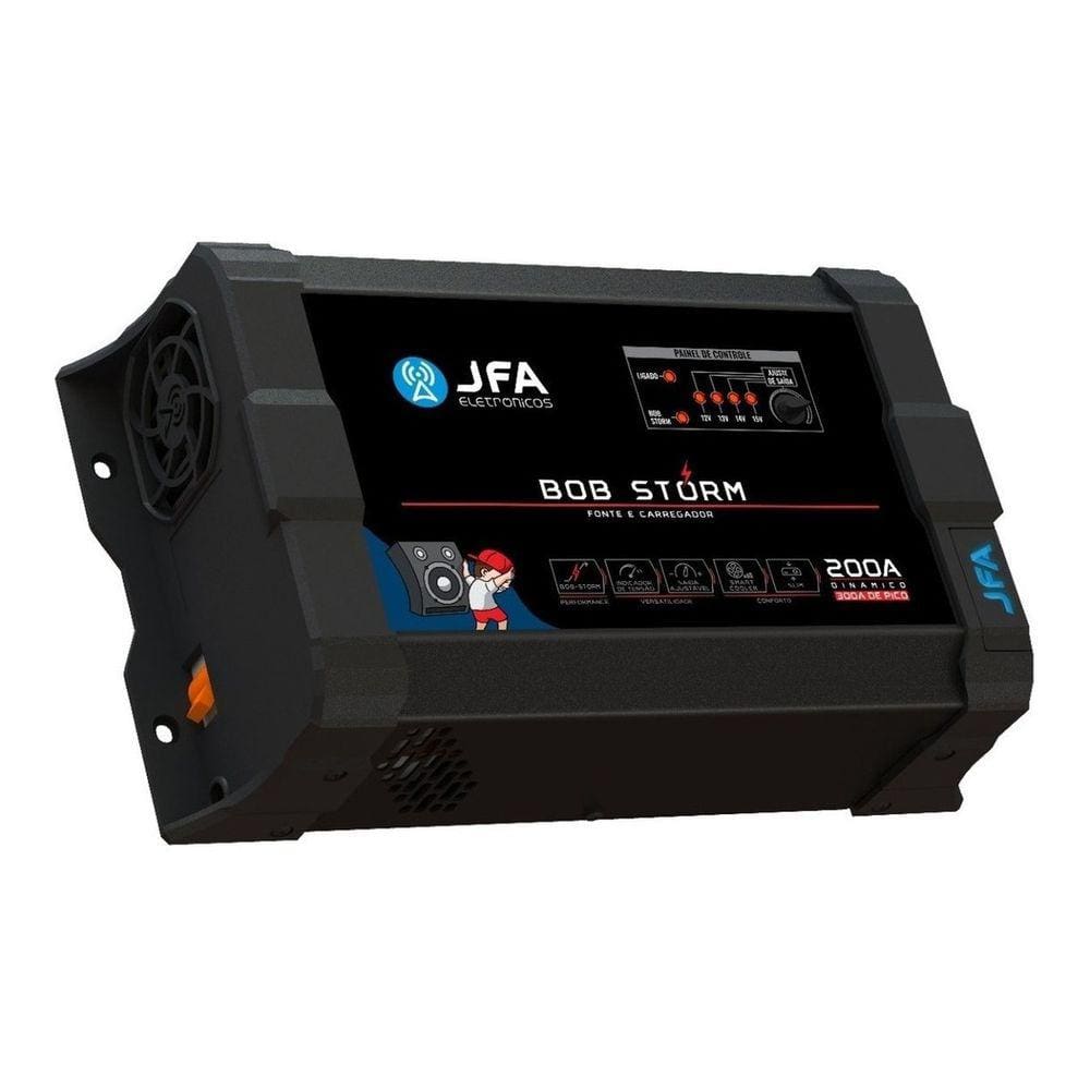 Fonte de Energia carro Jfa Bob Storm 200a Bivolt para Carros