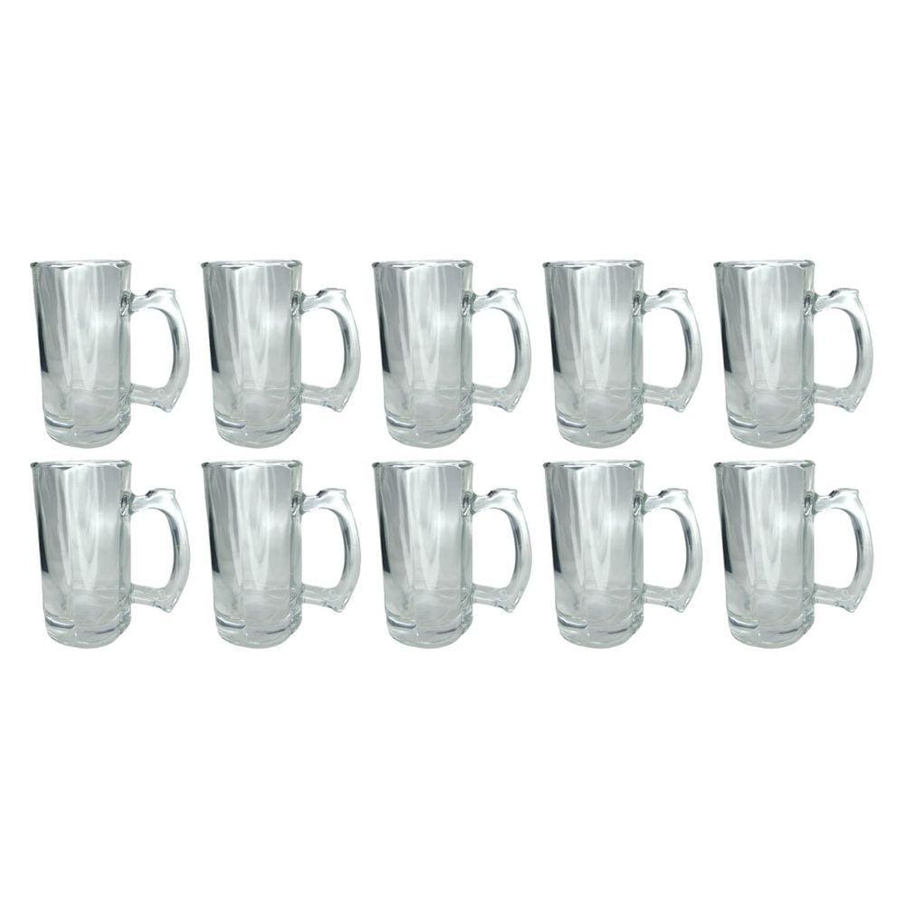 Caneca Congelável Restaurante 380ML Cerveja e Chopp 10UN