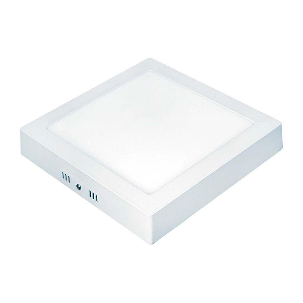 Painel de Led Taschibra Quadrado Lux de Sobrepor 24W 3000K Bivolt