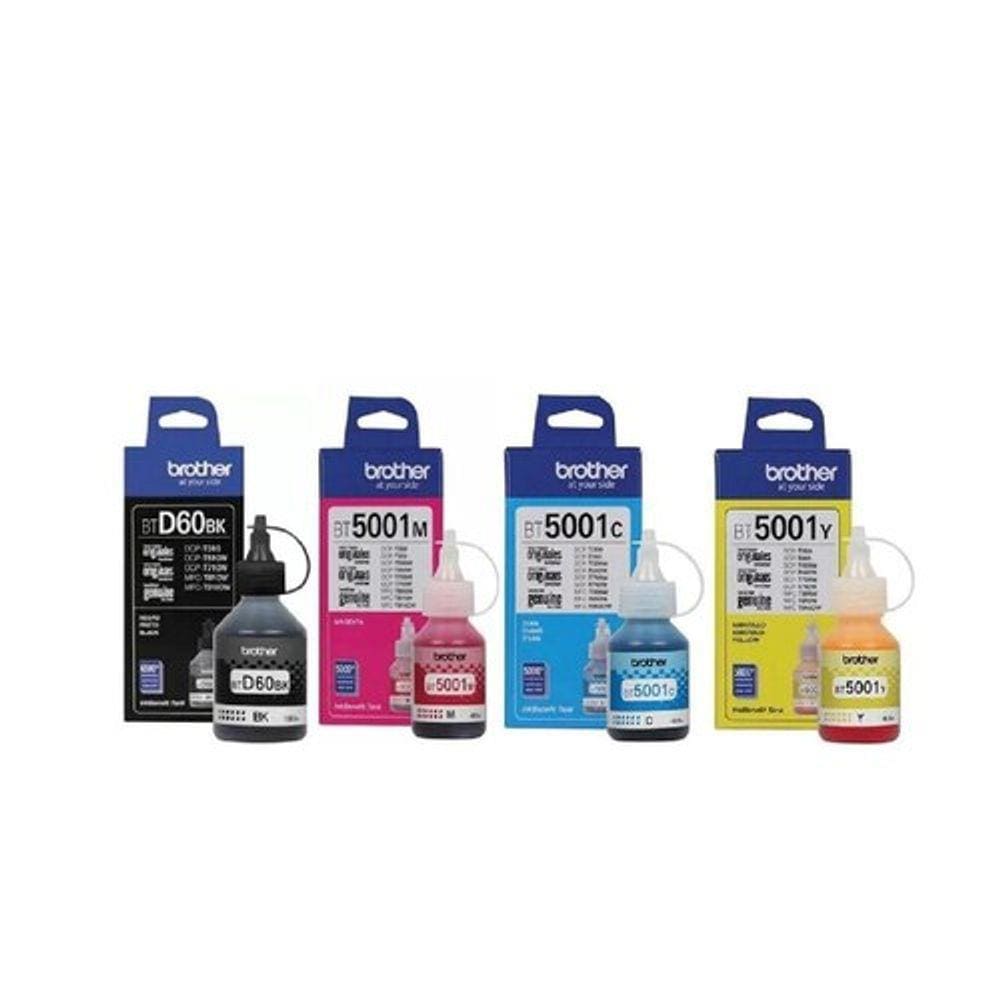 Kit 4 Refil Btd60bk Bt5001 Cmyk Mfc-t810w