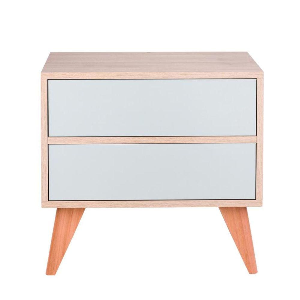 Sapateira Retrô com Portas Vicenza Carvalho e Verde Menta 60 x 40cm