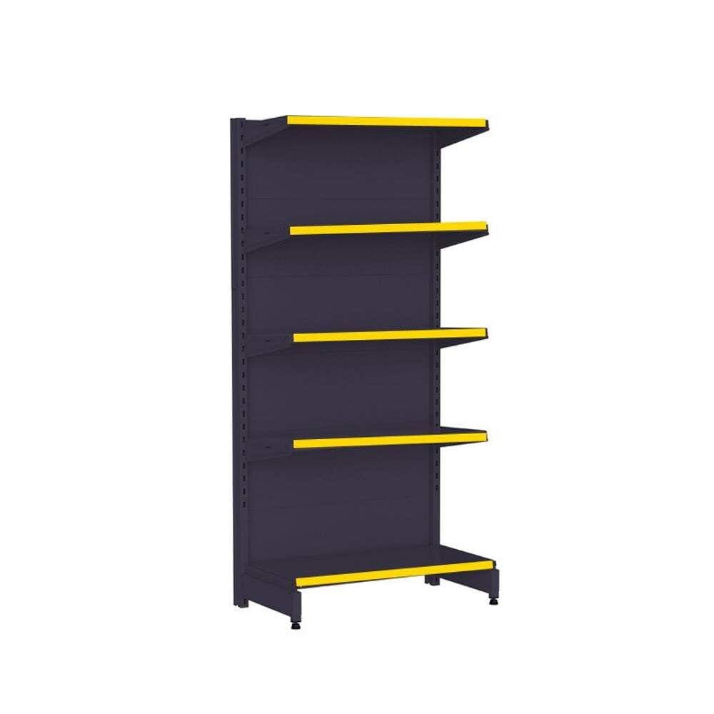 Gondola Ponta 170 Amapa Flex Preto 5 Bandejas Pe Am - Amapá