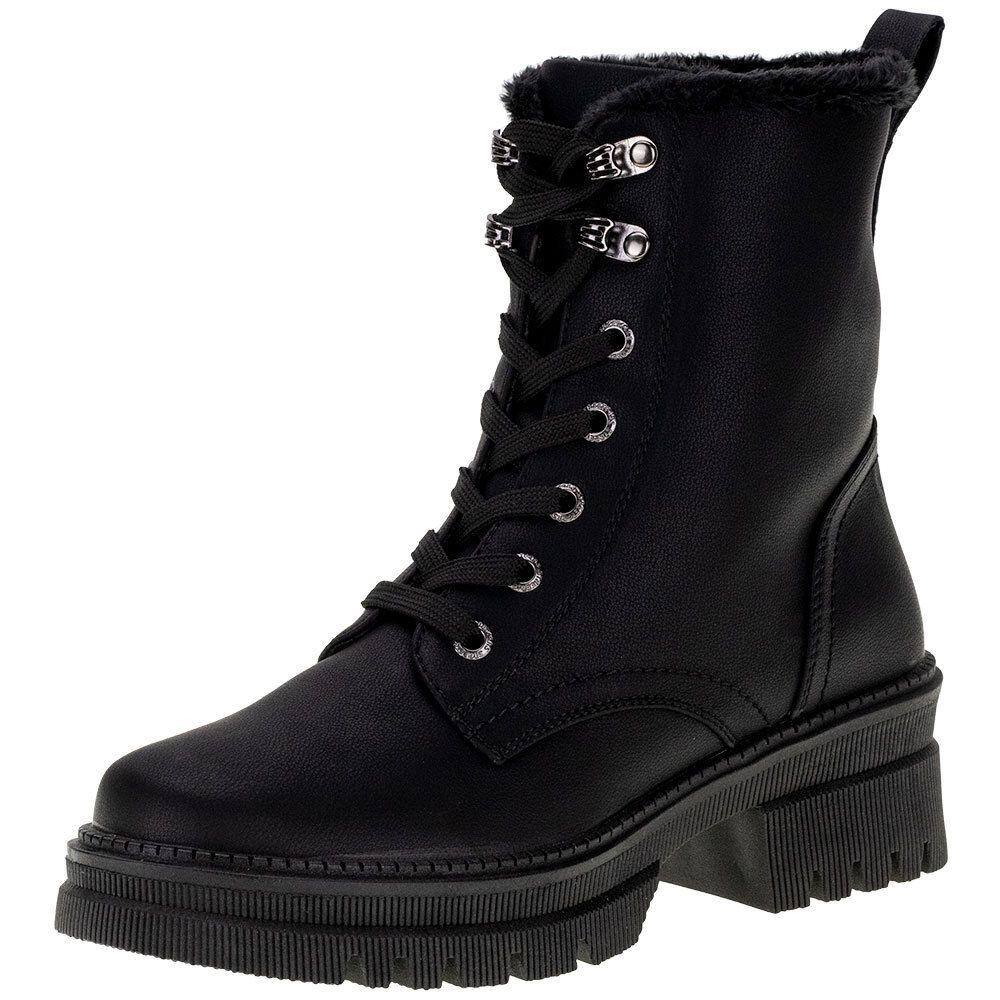 Bota Feminina Coturno Mooncity 72263 Extra