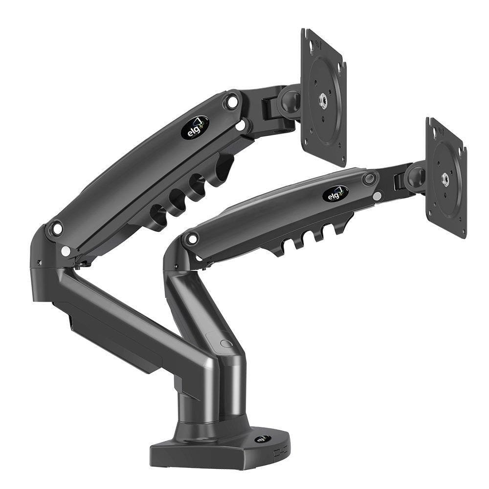 Suporte Mesa ELG Articulado F160N Pistão Gás para 2 Monitor 17 A 35"