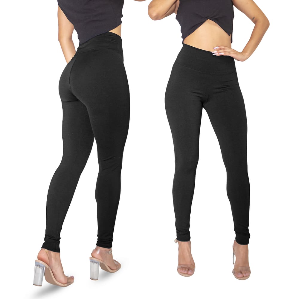 Kit 2 Legging Suplex Feminina Moda Fitness dia a dia