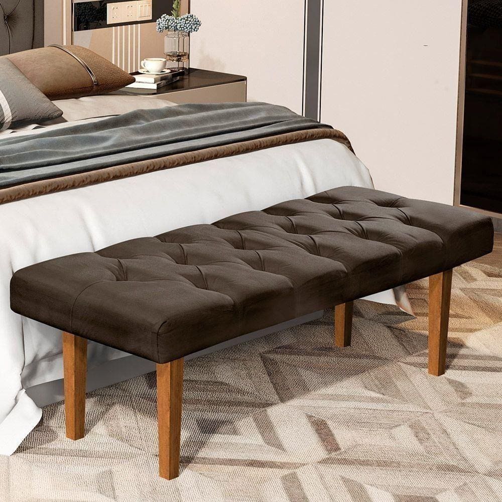 Recamier Banco Quarto Sala Paris 150cm Suede Pavia