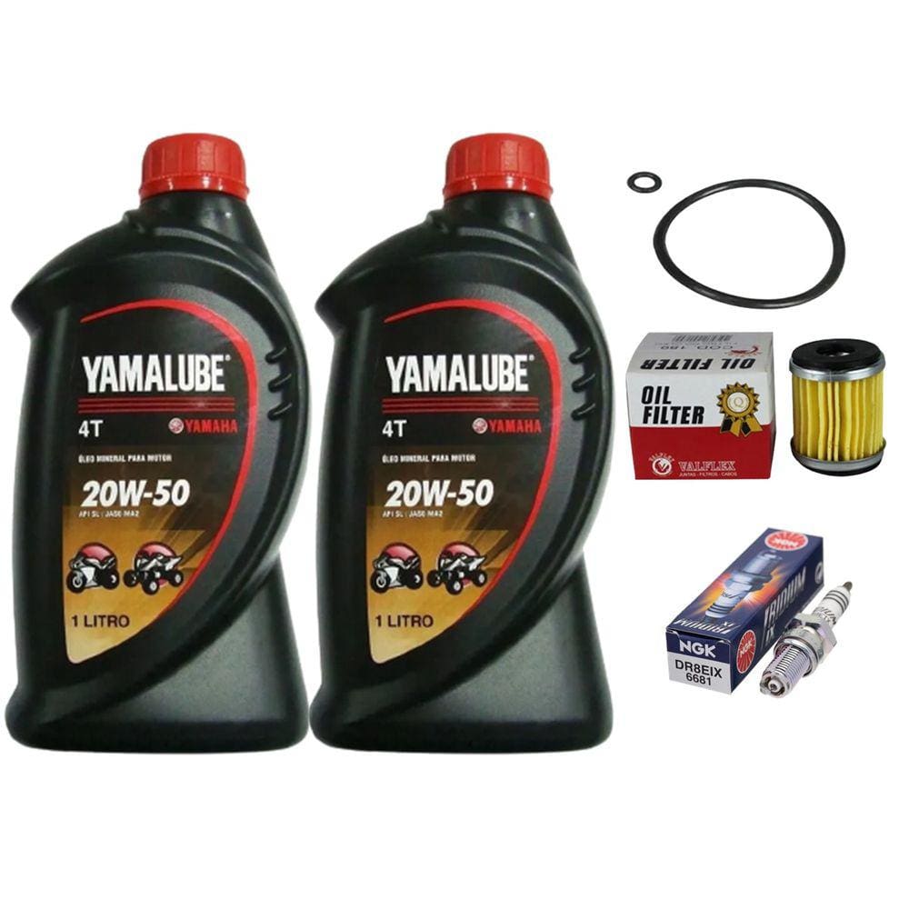 Revisão Fazer 250 07.22 Filtro Oleo, Vela Iridium, Oleo