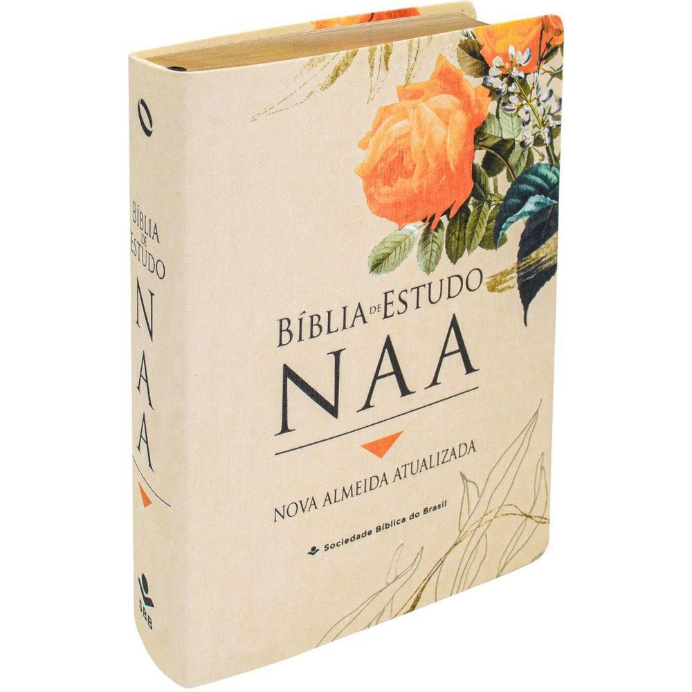 Biblia de Estudo NAA Lírica Capa Flexível Linho
