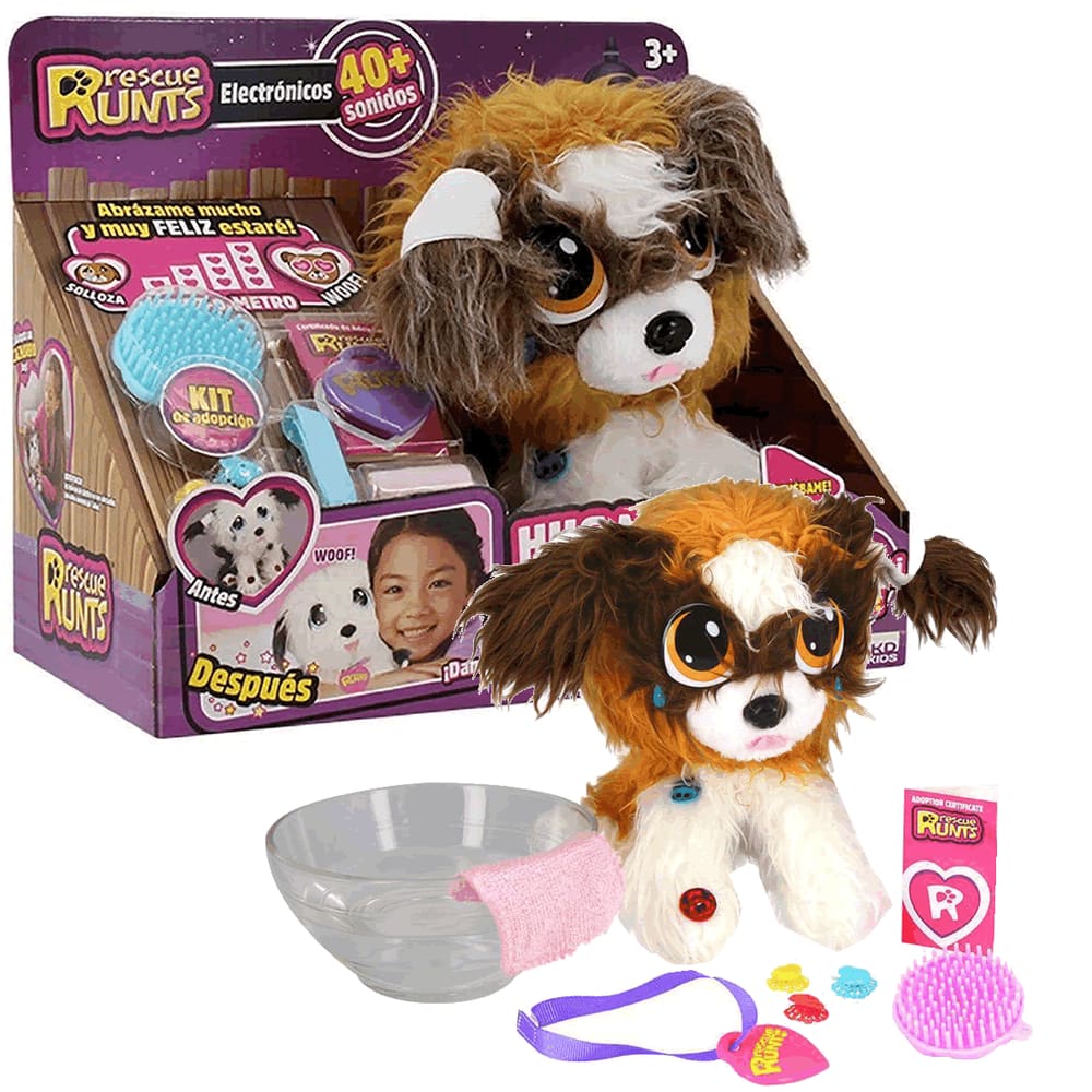 Pelúcia Eletrônica Adota Pets Hug Me Interativa Multikids