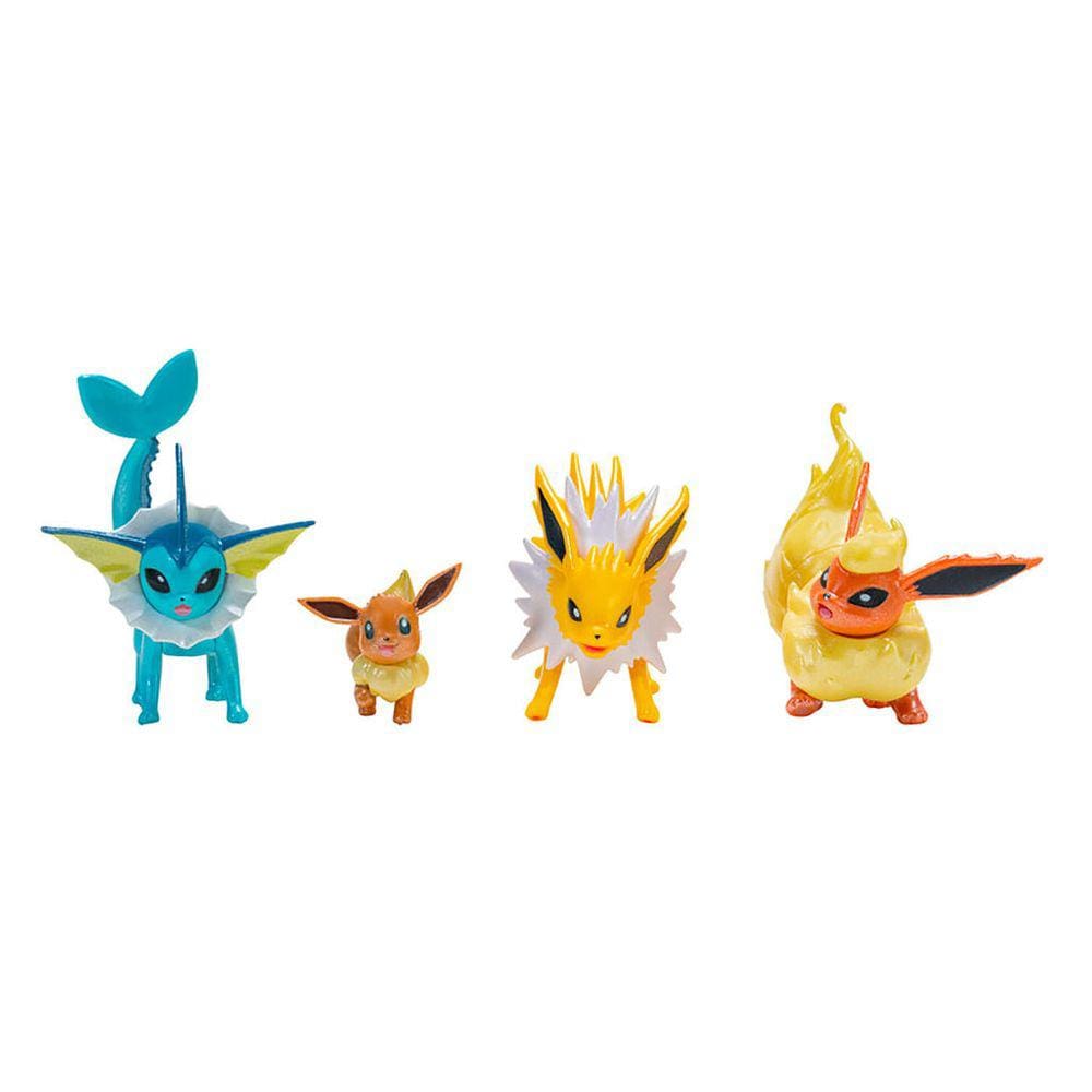 Pelucia Pokemon Flareon Evolução Eevee 20cm Sunny 3545