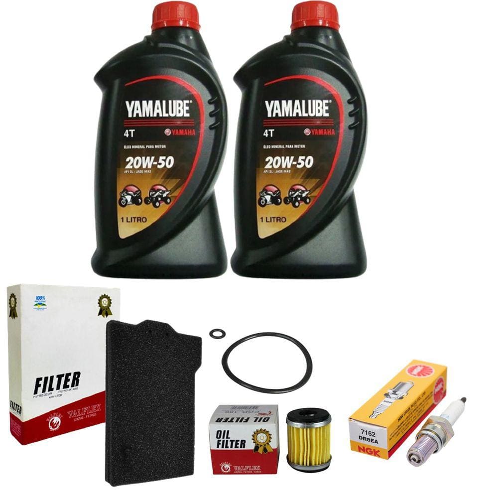 Revisão Fazer 250 2007 Á 2015 Filtros, Vela, Oleo 20w50