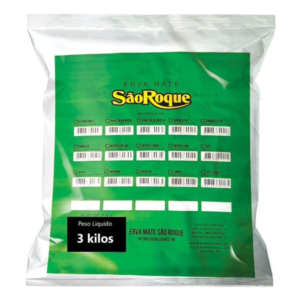 Energético Erva Tereré 3 Kilos Sao Roque