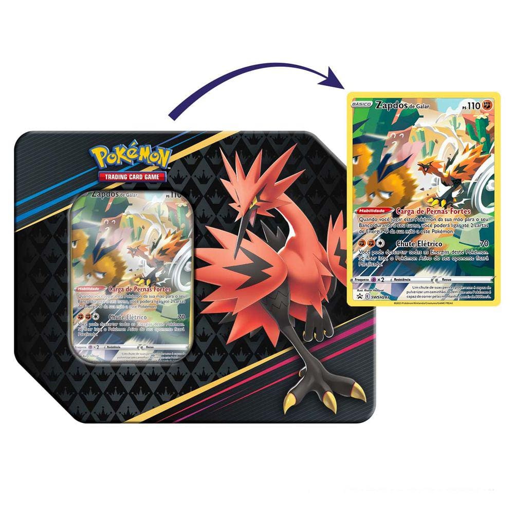 POKEMON LATA LENDAS DE ALOLA - SOLGALEO-GX, Pokemon em Promoção