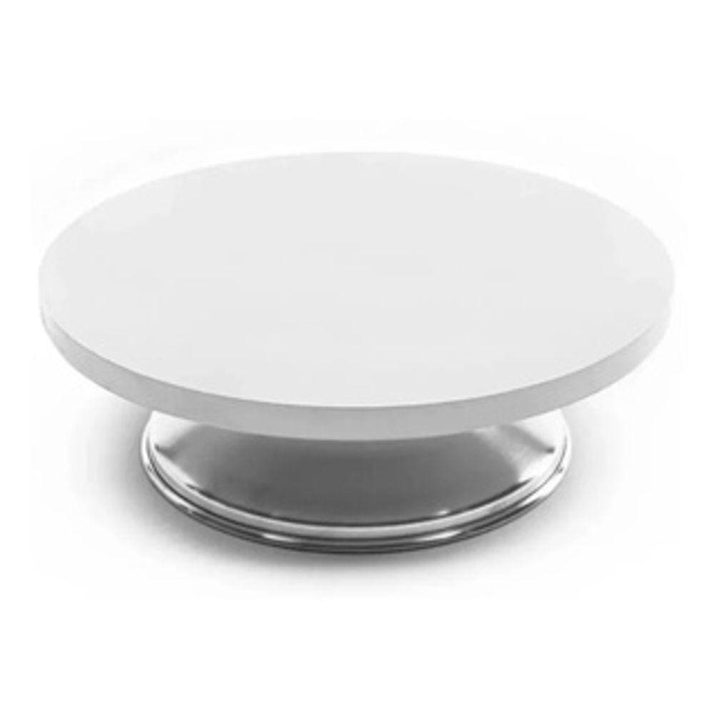 Bailarina Giratória Profissional Branco Com Rolamento Mdf 40cm