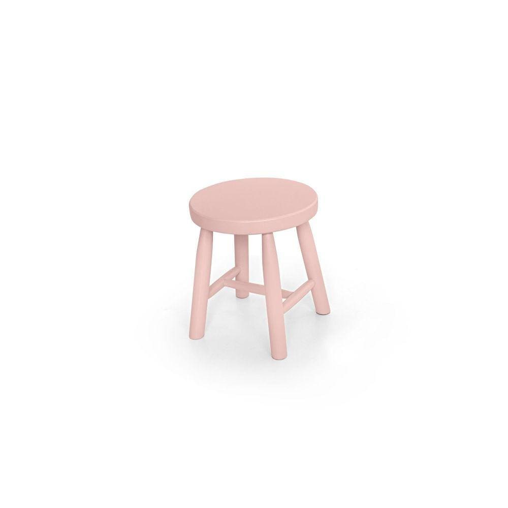 Banqueta Infantil Espanha Casatema Rosa Bebê