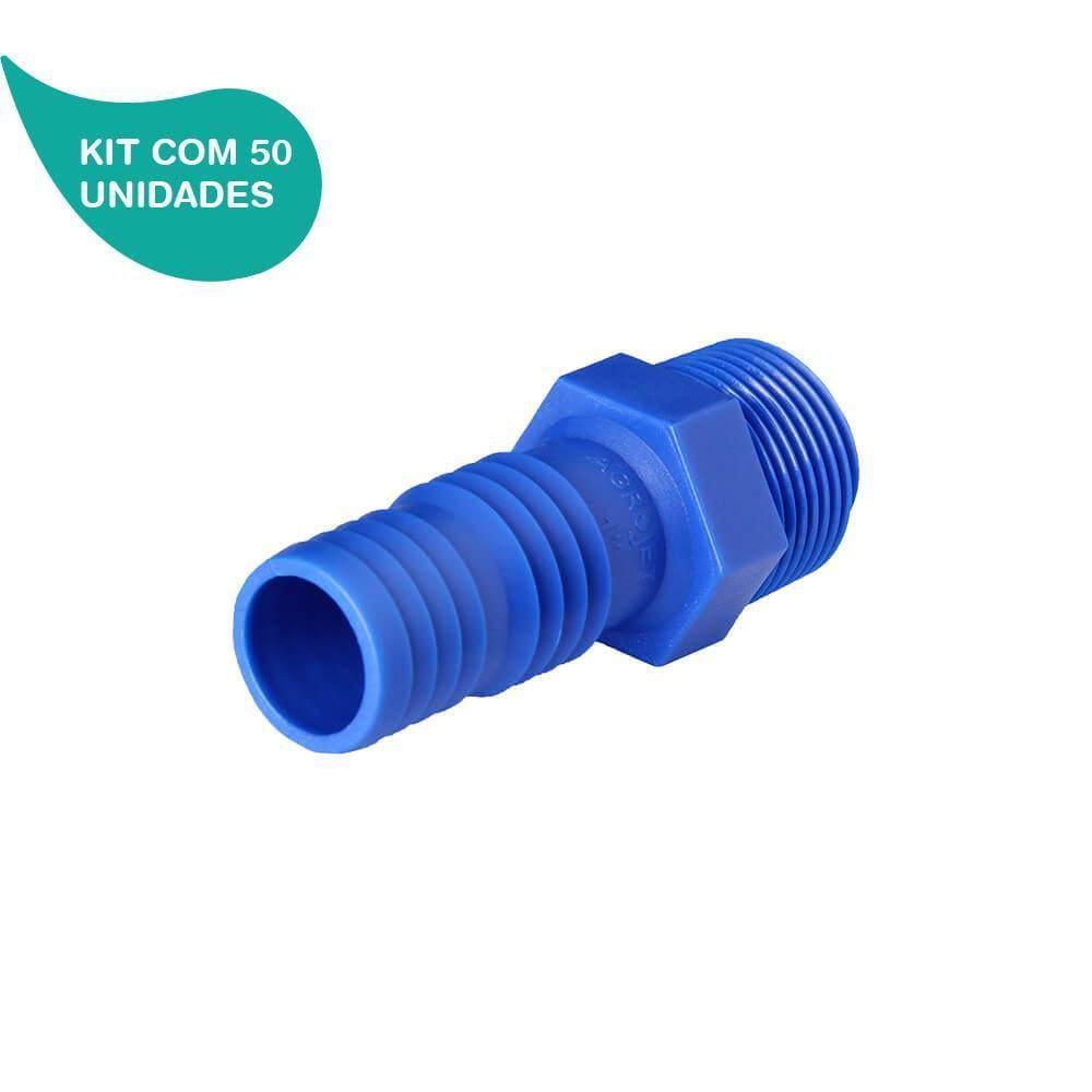 Kit Adaptador Com Rosca Externa De 1 Agrojet 50 Unidades