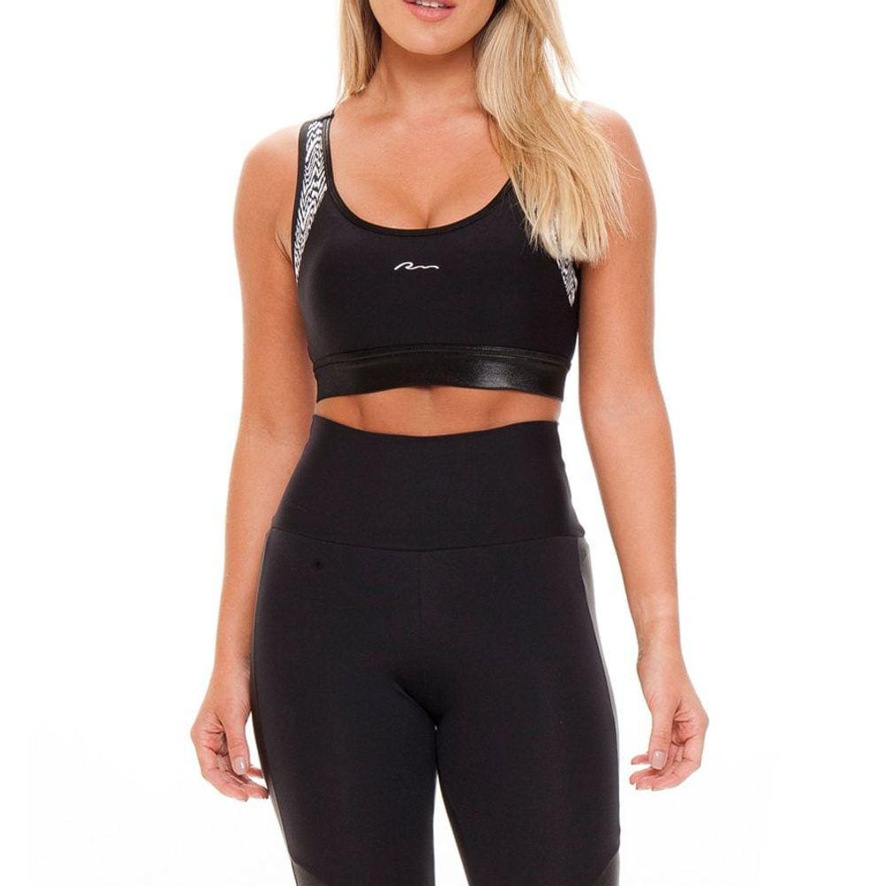 Top Rola Moça Power Fit Feminino