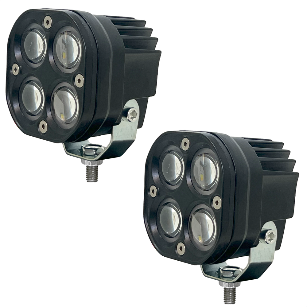 Par de Farol Auxiliar de LED potente 40w 6000K 3530 Lumens IP67 LE-6704