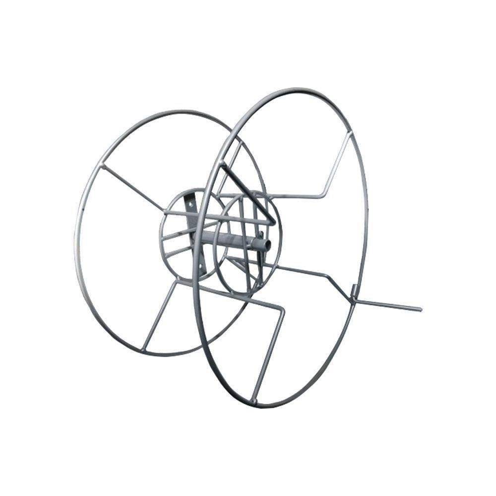 Enrolador De Mangueira Para Jardim Em Aço 1/2 E 3/4 - Cor: Branco
