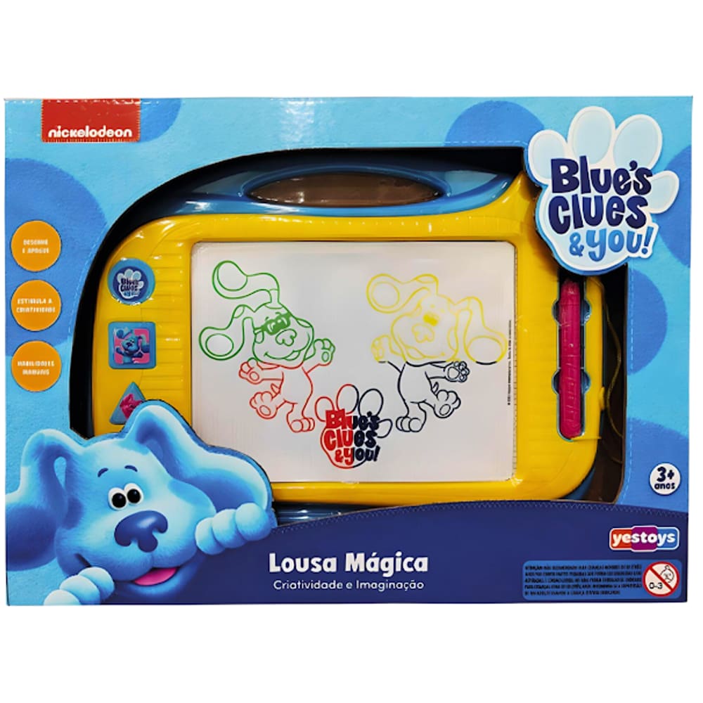 Brinquedo Infantil Lousa Magica Pistas De Blue Yes Toys