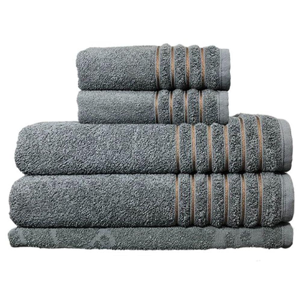 Jogo de banho 5 peças kit de Toalha fio penteado Jogo de toalha gigante toalha de alta absorção marca Casa da Toalha