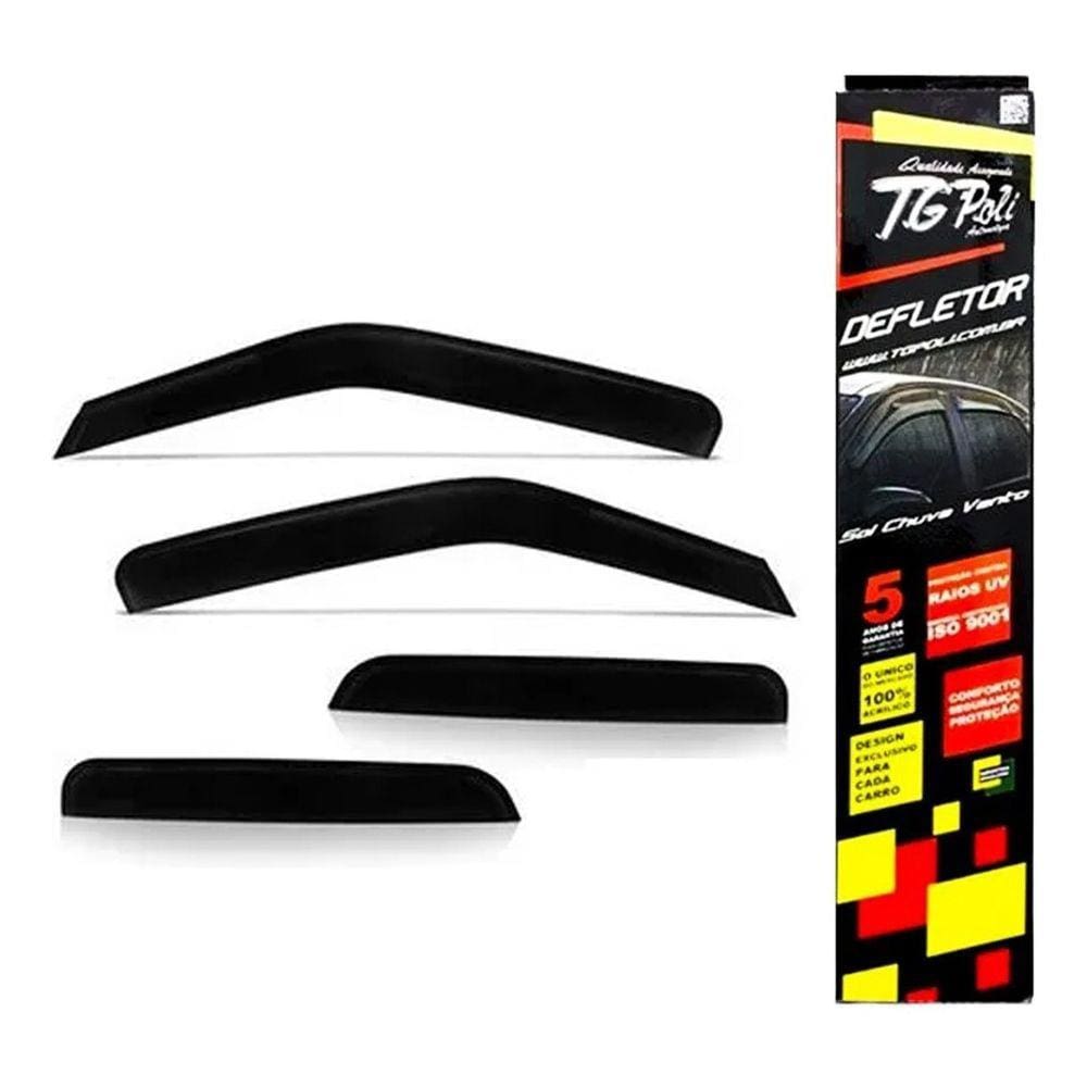 Kit de Calha de Chuva 4 Portas Onix Hatch Nova Geração 2020