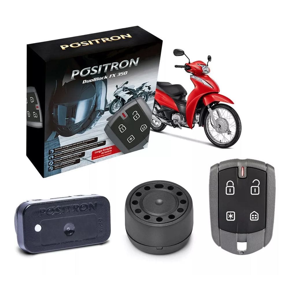 Alarme Moto Positron FX G8 Dedicado Honda Biz 125 18/23