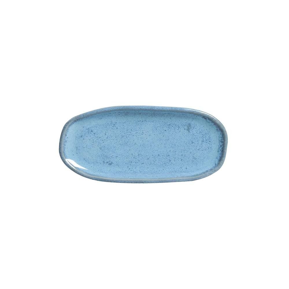 CONJUNTO C/ 4 TRAVESSAS OVAL RASA MINI ORGÂNICO BREEZE 16,5x8 CM