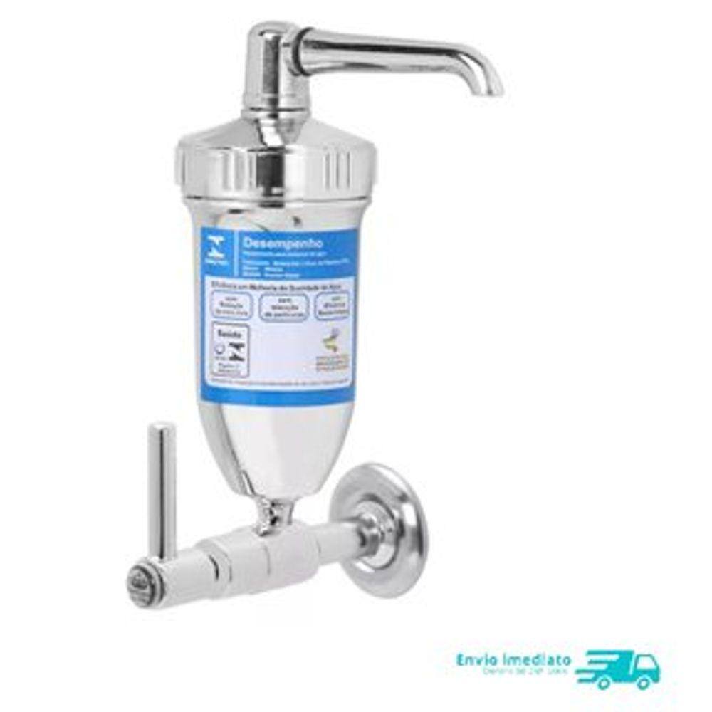 Registro De Metal Com Filtro Purificador C34 Cromado