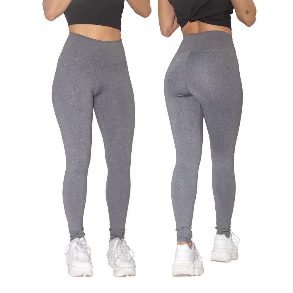 Kit 2 Legging Suplex Feminina Moda Fitness Academia