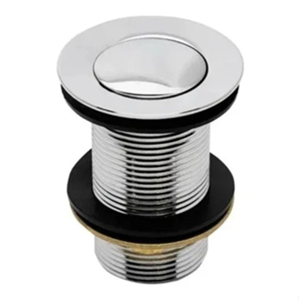 Valvula 1.1/4 Ralo Click Up Inteligente Em Metal Inox Para Banheiro