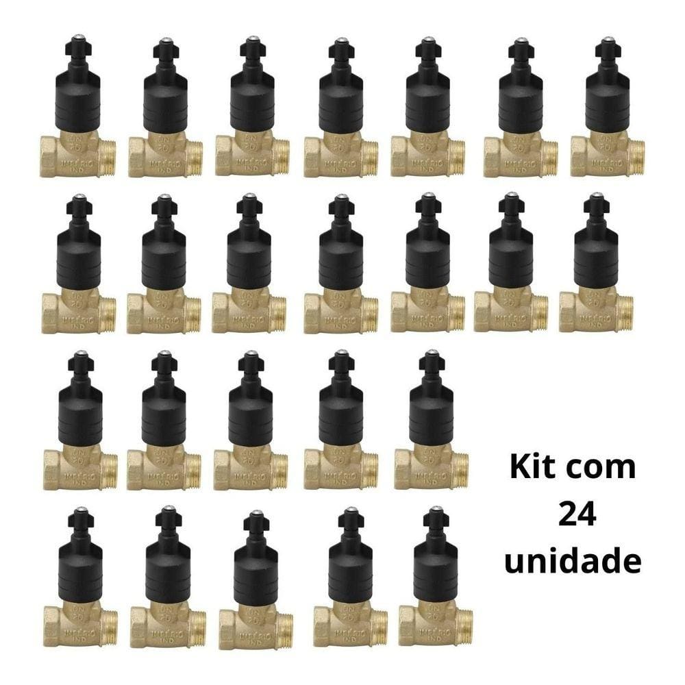 Kit 24- Base Registro De Pressão 3/4 Bruto Padrão Deca