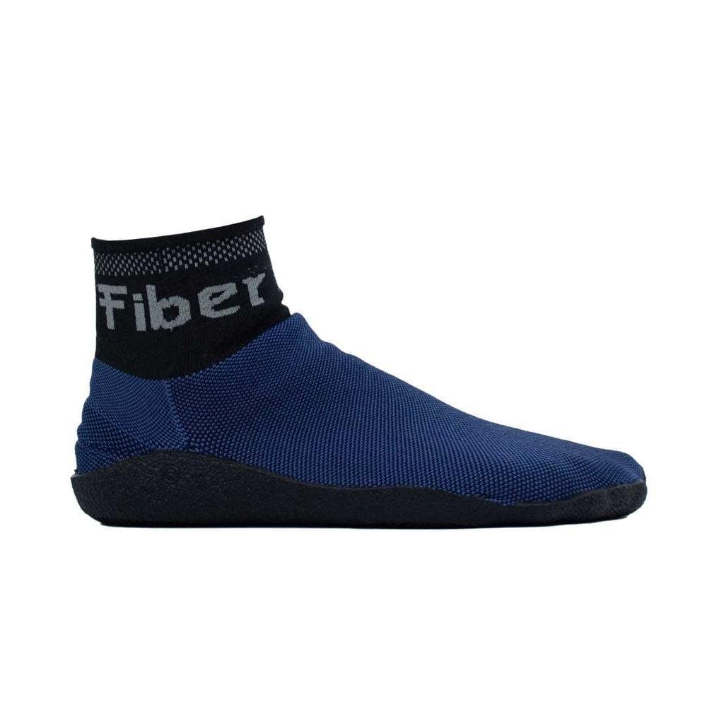 Bota Sapatilha Beach Tennis Fiber Multisports Azul e Preto