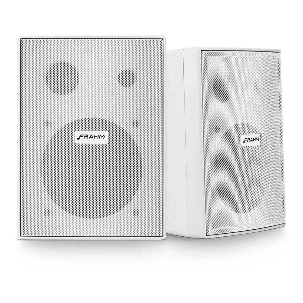 Par Caixa De Som Passiva Frahm PS 200 New Branco 60W Rms Com Suporte