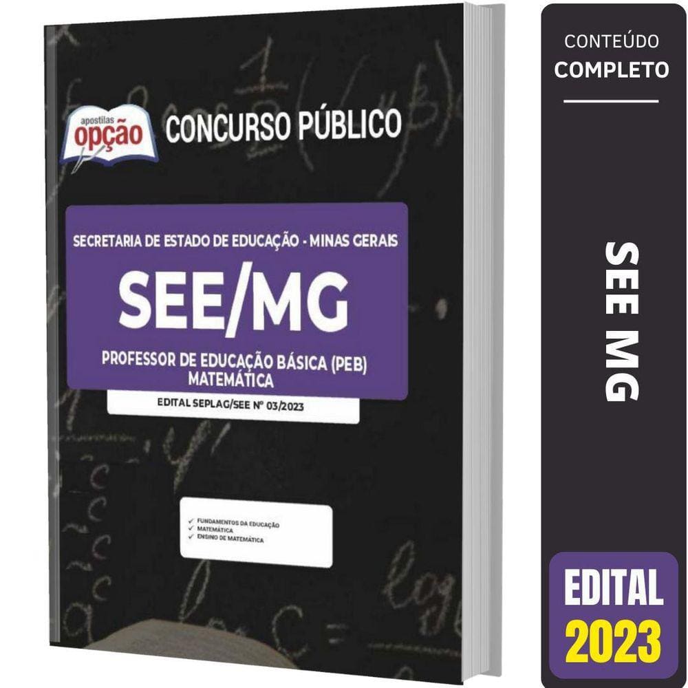 Apostila Concurso See Mg - Professor Peb - Matemática