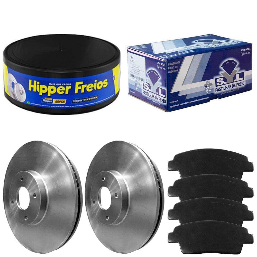 Kit Pastilha Disco Dianteiro HB20 1.0 12V Hipper Freios SYL