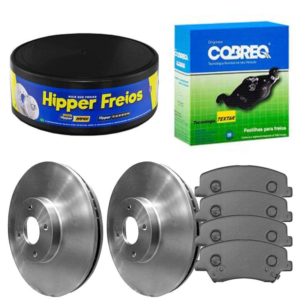 Kit Pastilha Disco Dianteiro Ventilado HB20 1.6 16V 16 a 19