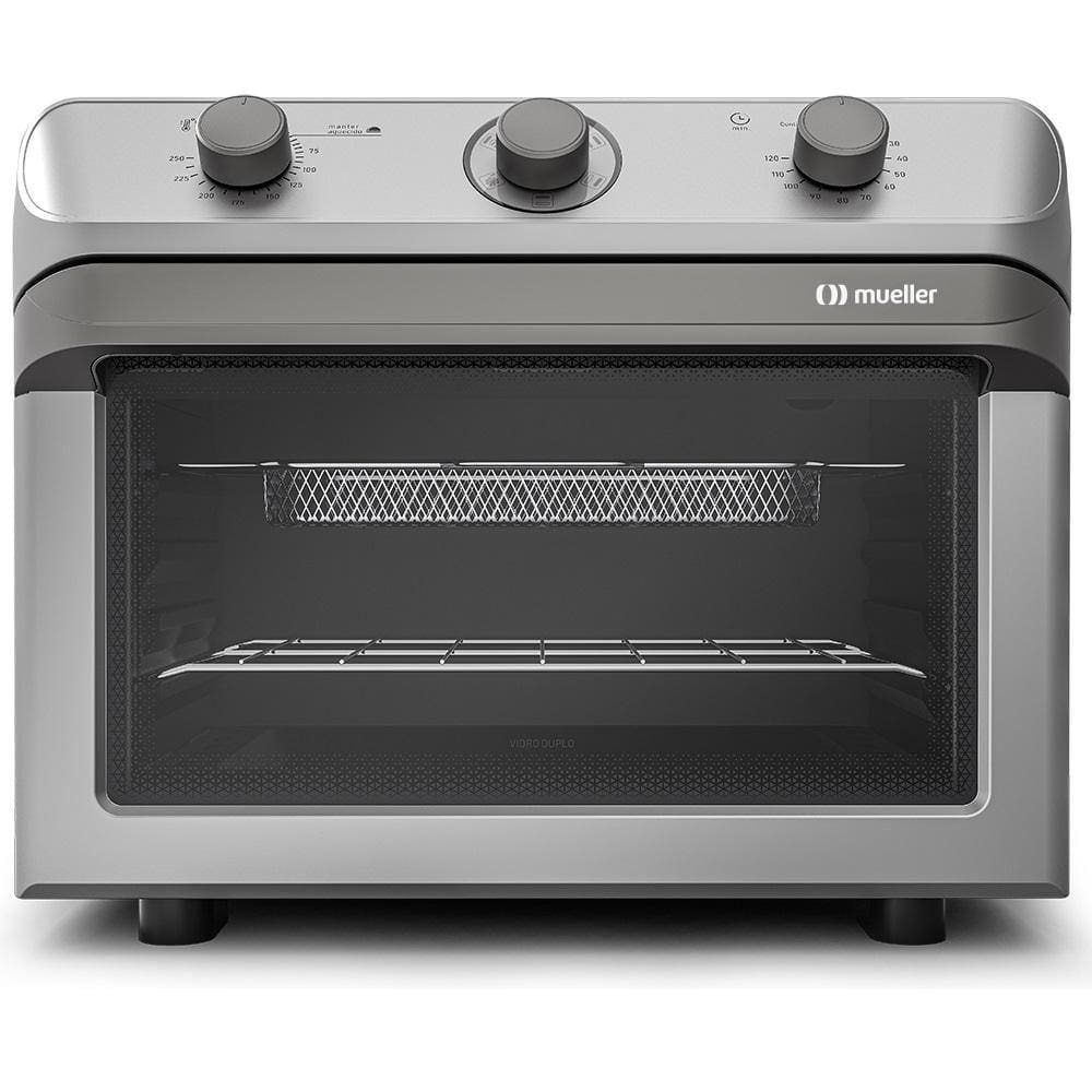 Air Forno Elétrico e fritadeira Mueller 35 Litros com função Fryer Prata MFB35G - 127V